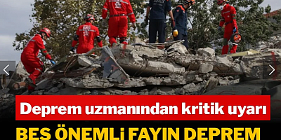 Deprem uzmanı Sözbilir uyardı: Beş önemli fayın deprem üretme zamanı yaklaşıyor