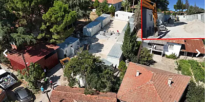 Depremin vurduğu Sındırgı'da ilk geçici barınma merkezi kuruldu