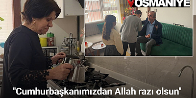 Depremzede Eroğlu ailesi yeni evlerinde ilk bayram sevincini yaşadı