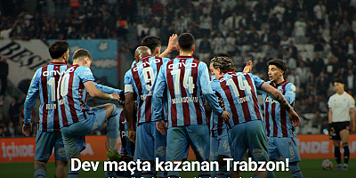 Dev maçta kazanan Trabzon! Kartal'ı Dolmabahçe'de Muçi yıktı!