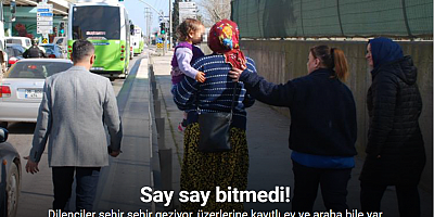 Dilencinin üzerinden çıkan para say say bitmedi