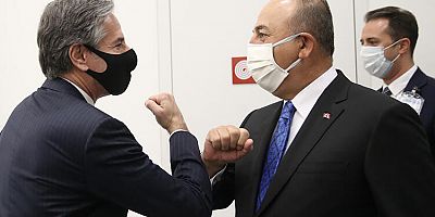 Dışişleri Bakanı Mevlüt Çavuşoğlu, ABD Dışişleri Bakanı Anthony Blinken ile Brüksel'de bir araya geldi
