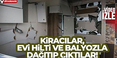 Diyarbakır'da kiracının evi inşaat alanına çevirerek ayrıldığı iddiası