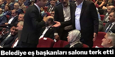 Diyarbakır’da protokol krizi! Belediye eş başkanları salonu terk etti
