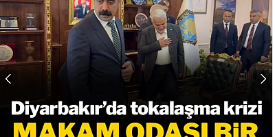 Diyarbakır'da tokalaşma krizi! Makam odası bir anda buz kesti