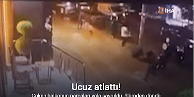 Diyarbakır’da yolda yürüyen kadın, ölümden saniyelerle kurtuldu
