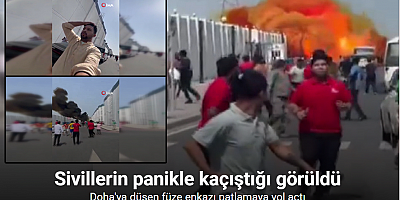 Doha'ya düşen füze enkazı patlamaya yol açtı