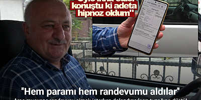 Dolandırıcı, 7 bin lirasını aldığı vatandaşın araç muayene randevusunu almayı ihmal etmedi