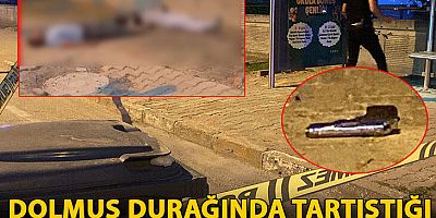 Dolmuş durağında tartıştığı eski eşini başından vurarak öldürüp, intihara kalkıştı