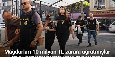 Dublör kullanarak arsa dolandırıcılığı yapan şüphelilere operasyon