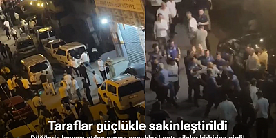 Düğünde havaya atılan parayı çocuklar kaptı, aileler birbirine girdi: O anlar kamerada