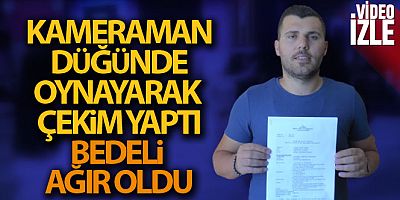 Düğünde oynayarak çekim yapan kameramana yargı tokadı