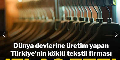 Dünya devlerine üretim yapan 3F Tekstil iflas etti