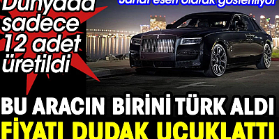 Dünyada sadece 12 adet üretildi. Bu aracın birini Türk aldı fiyatı dudak uçuklattı