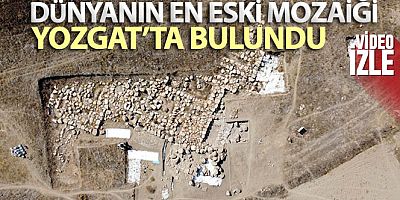 Dünyanın bilinen en eski mozaiği Yozgat'ta bulundu