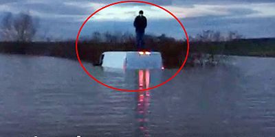 Edirne'de dehşet anları! AFAD ekipleri kurtardı...