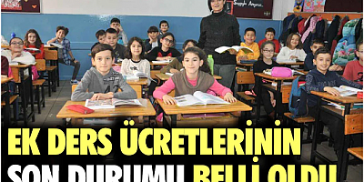 Ek ders ücretlerinin son durumu belli oldu