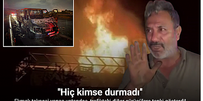 Ekmek teknesi yanan vatandaş, trafikteki diğer sürücülere tepki gösterdi!