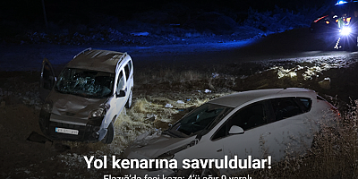 Elazığ’da feci kaza: 4’ü ağır 9 yaralı
