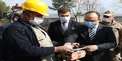 Elazığ Gülüşkür Jandarma Karakolu'nun yeni binasının temeli atıldı