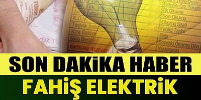 elektrik faturaları
