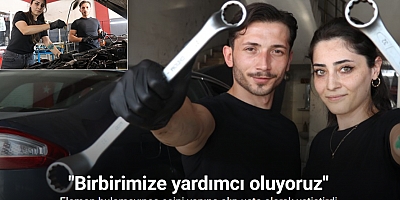 Eleman bulmakta sıkıntı çekti, eşini yanına alıp usta olarak yetiştirdi