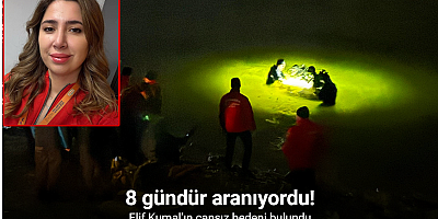 Elif Kumal'ın cansız bedeni 8 metre derinlikteki aracının içinde bulundu