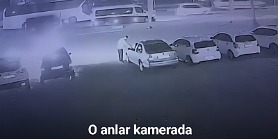 Elinde benzin bidonuyla gelip galerideki 6 aracı ateşe verdi
