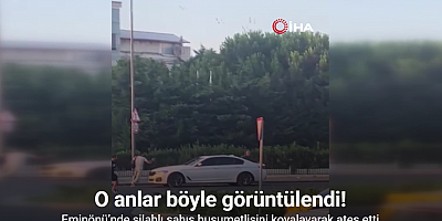 Eminönü’nde silahlı şahıs husumetlisini kovalayarak ateş etti, yoldan geçen adam yaralandı