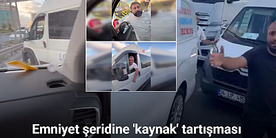 Emniyet şeridinden kaynak yaptılar, tepki gösteren sürücüye saldırdılar