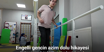 Engelli gencin azim dolu hikayesi: Yürümeyi başardı, tıp fakültesini tam burslu kazandı