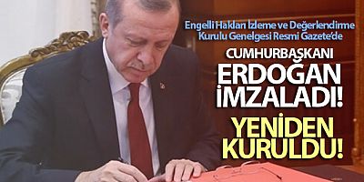 Engelli Hakları İzleme ve Değerlendirme Kurulu Genelgesi Resmi Gazete'de