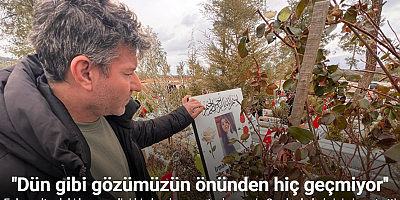 Enkaz altındaki kızının elini hiç bırakmamıştı, depremin 3. yılında kabrini ziyaret etti