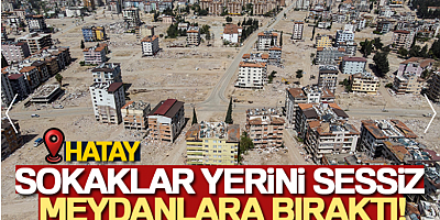 Enkaza dönen kentte adeta meydanlar oluştu