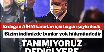 Erdoğan: Avrupa Birliği’nin kararlarını tanımıyoruz