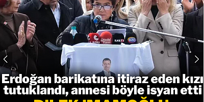 Erdoğan barikatına itiraz ettiği için tutuklanmıştı: Eda Saraç'ın annesi konuştu, Dilek İmamoğlu gözyaşlarına boğuldu