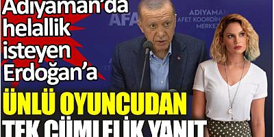 Erdoğan helallik istedi. Farah Zeynep Abdullah tek cümleyle yanıt verdi