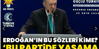 Erdoğan'ın bu sözleri kime? 'Bu partinin içinde yaşama şansı bulamadılar'