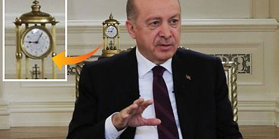 Erdoğan'ın televizyon programındaki saatte '09.05' detayı