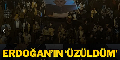 Erdoğan'ın 'üzüldüm' dediği fotoğraf