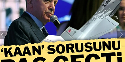 Erdoğan, 'KAAN' sorusuna yanıt vermedi