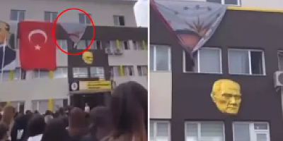 Erdoğan posterini indiren liseli okuldan uzaklaştırıldı