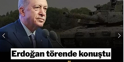 Erdoğan törende konuştu: 