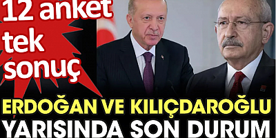 Erdoğan ve Kılıçdaroğlu yarışında anketlerdeki son durum