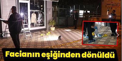 Erkek giyim mağazasına atılan EYP paniğe neden oldu