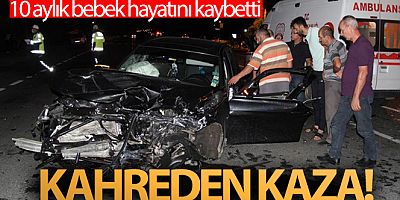Erzincan'da trafik kazası: 10 aylık bebek hayatını kaybetti, 7 yaralı