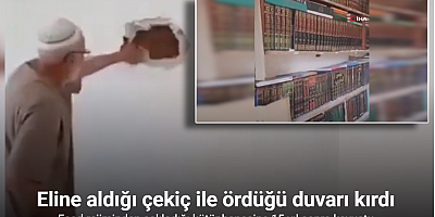 Esad rejiminden sakladığı kütüphanesine 15 yıl sonra kavuştu