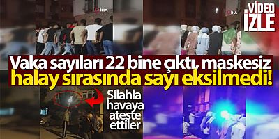 Esenyurt'da maskesiz mesafesiz halay