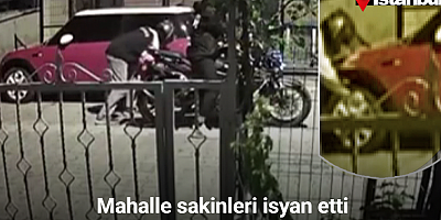 Esenyurt’ta 2 motosikletli araçların lastiklerini patlattı: O anlar kamerada