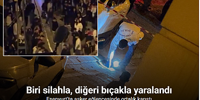Esenyurt’ta asker eğlencesinde ortalık karıştı : 2 yaralı